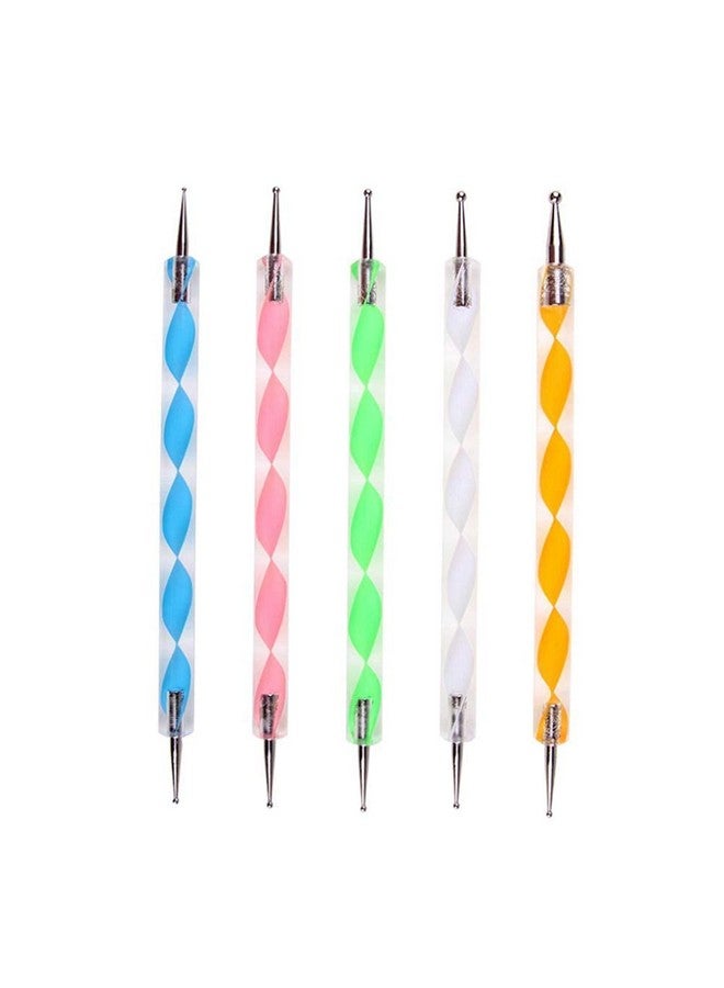 AmigozZ Dotting Tools Set with Mandala Dotting Stencils Templates Brushes and Paint Tray for Painting Rocks Drawing Drafting Kids Crafts & Nail Art (17 Pcs Mandala Set, Multicolor) - Image 4