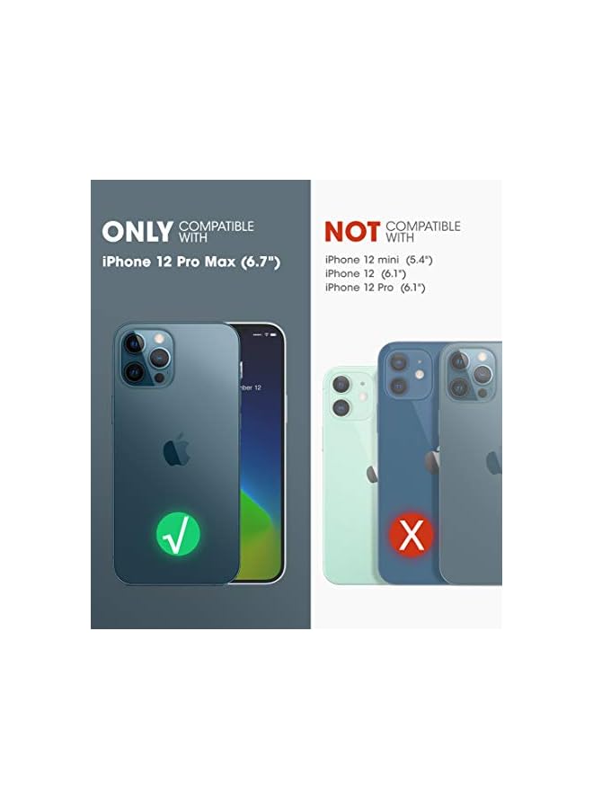 SupCase Unicorn Beetle EXO Series Case for iPhone 12 Pro Max (2020 Release) 6.7 Inch, Premium Hybrid Protective Clear Bumper Case(Aqua) - Image 2