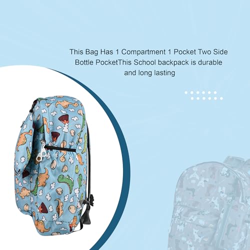 Myfav MY FAV 15L Digital Printed Backpack for Kids | 2 Compartment Lightweight Stylish Bag with Pouch & Bottle Pocket | Waterproof School, Tuition, Picnic & Casual Bag for Boys & Girls | Spacious & Durable - Image 4