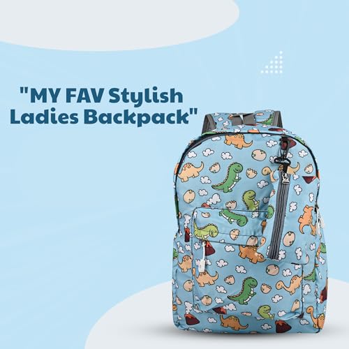 Myfav MY FAV 15L Digital Printed Backpack for Kids | 2 Compartment Lightweight Stylish Bag with Pouch & Bottle Pocket | Waterproof School, Tuition, Picnic & Casual Bag for Boys & Girls | Spacious & Durable - Image 3
