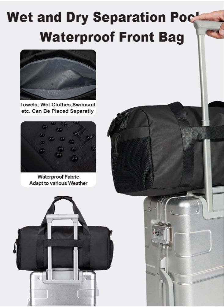 ARCTIC HUNTER - Sport Duffle Bag, Large Gym Hand Bag with Shoes Compartment and Waterproof Pocket for Men - Image 1