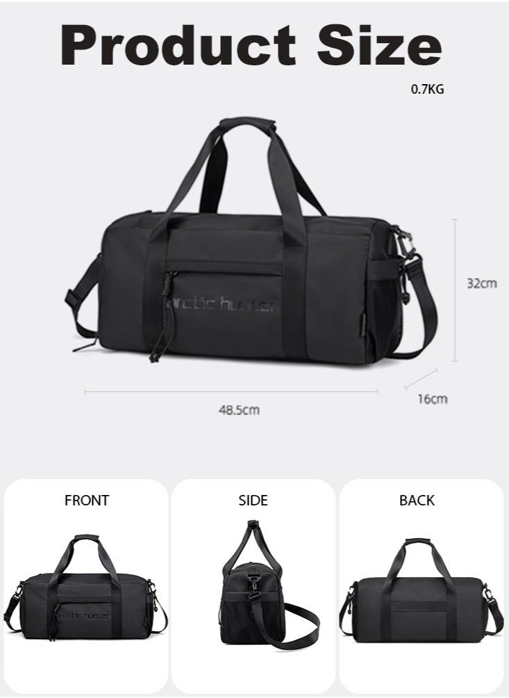ARCTIC HUNTER - Sport Duffle Bag, Large Gym Hand Bag with Shoes Compartment and Waterproof Pocket for Men - Image 1