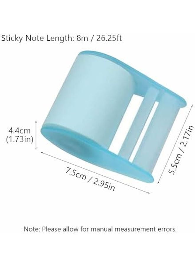 ملاحظات لاصقة زرقاء مع حوامل ظهر لاصق بالكامل للمحترفين في المكاتب والمدارس - Image 3