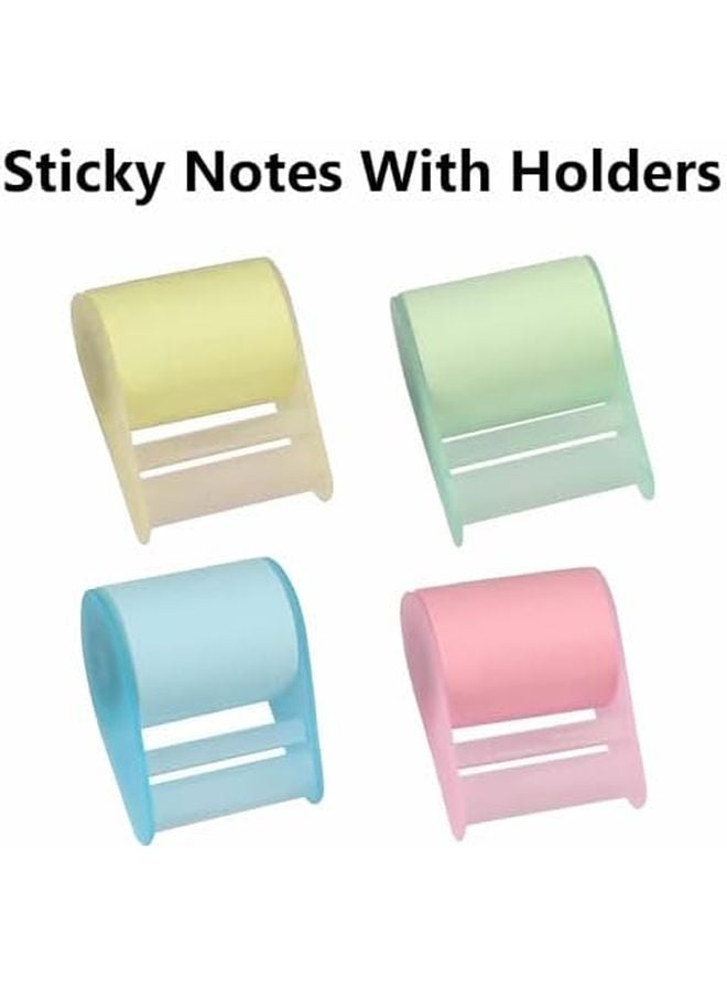 ملاحظات لاصقة زرقاء مع حوامل ظهر لاصق بالكامل للمحترفين في المكاتب والمدارس - Image 4