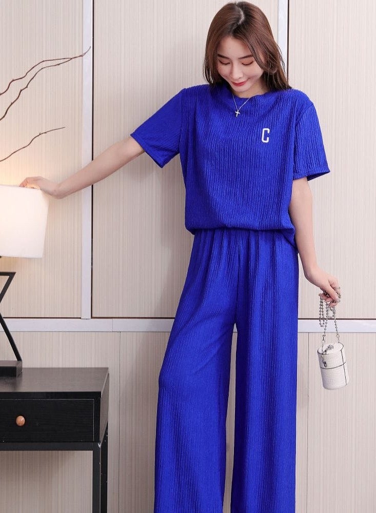 DubaiGallery Women's Pack Of 2 Top And Bottom Pyjama Set