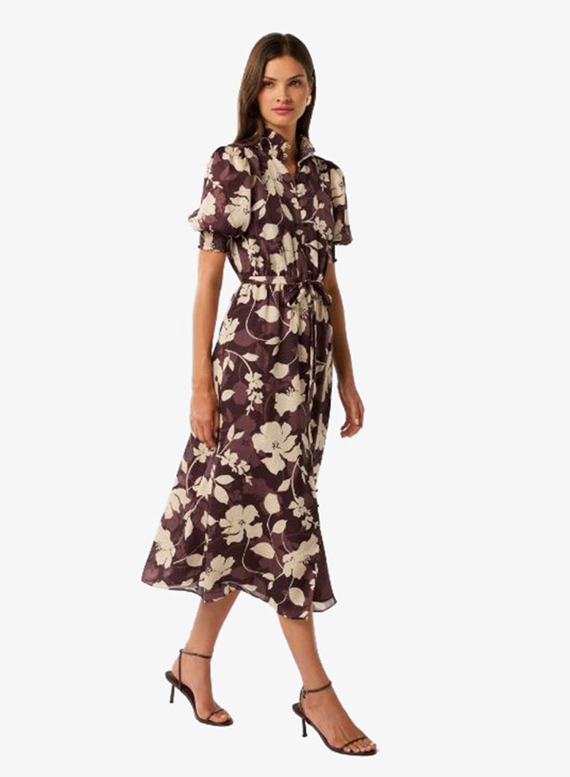 forever new Julianne Printed Short Sleeve Midi Dress - Image 3