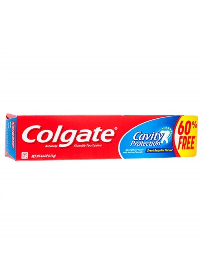 Colgate معجون أسنان لحماية التجاويف مع الفلورايد - 2.5 أونصة + 60% مجاني - عبوتين - Image 2