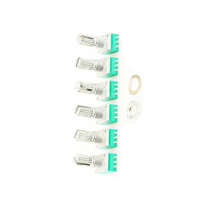 RK097N RV097 Amplifier Sealing Single Potentiometer 1K 5K 10K 20K 50K with Switch Audio 3 Pin Shaft 15mm 5Pcs(B5K) - Image 4
