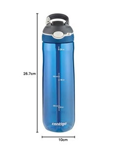 Contigo Ashland Tritan Water Bottle With Straw I One-Handed Operation, Leakproof, Bpa Free Bottle With Autospout Technology, 720 Ml  - Image 3