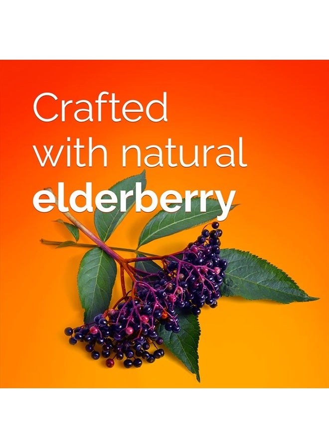 Emergen-C Elderberry Fizzy Drink Mix, Elderberry Immune Support, Natural Flavors, With High Potency Vitamin C, 18 Count - Image 3