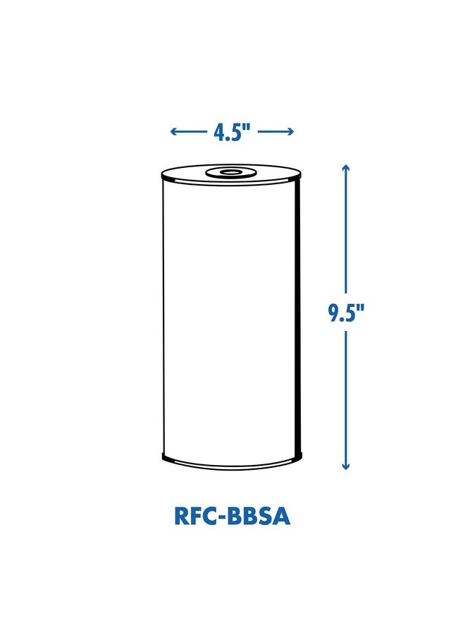 كوليجان فلتر مياه Culligan RFC-BBSA 25 ميكرون للمنزل بالكامل للرواسب، 10 بوصة × 4.5 بوصة، بديل متوافق لـ FXHTC، W50PEHD، GXWH40L، GXWH35F، GNWH38S، WFHD13001 (عبوة من قطعة واحدة) - Image 2