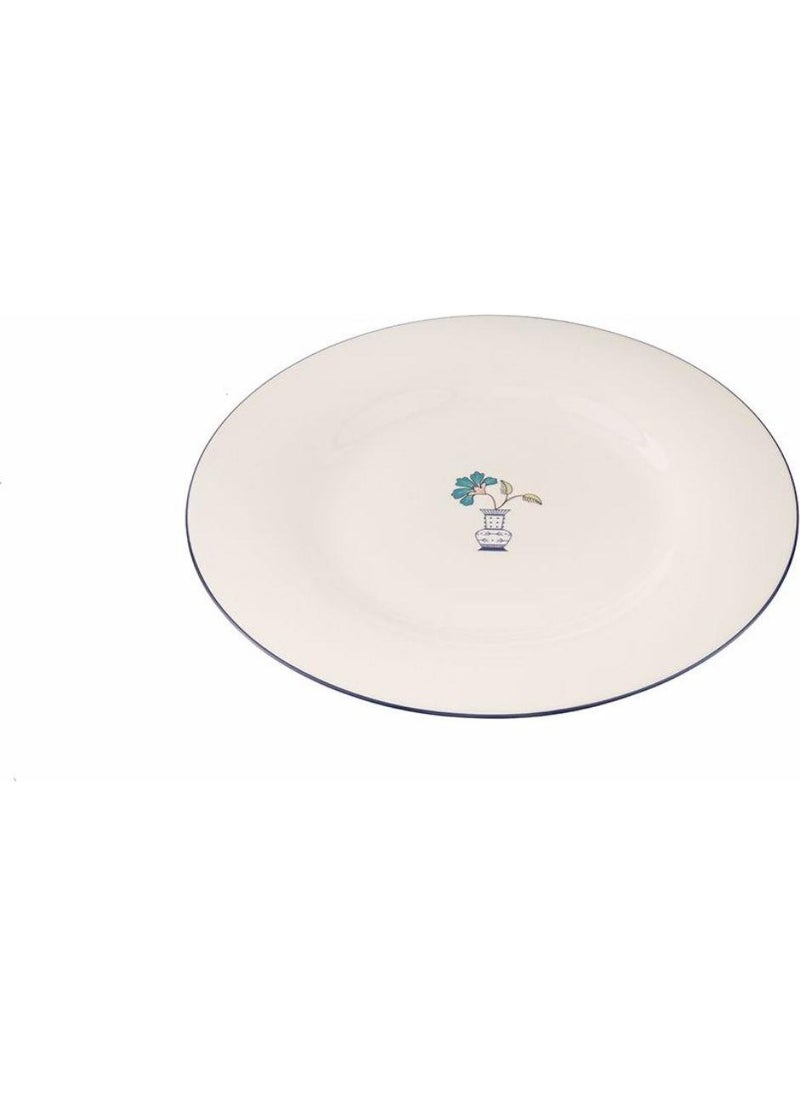 Porland - Vaso Piccolo Pattern2 Flat Plate 27 cm 04ALM008037 - Image 1