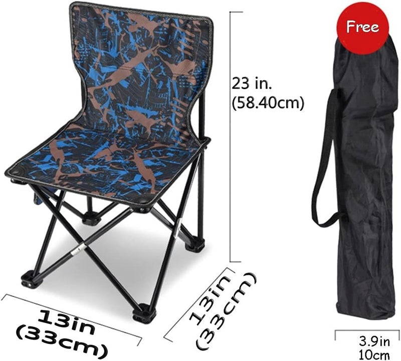 Jukusa Folding Fishing Camping Chair Lawn Garden Chair Outdoor Chairs Perfect for Adult Child Medium Size - Image 3