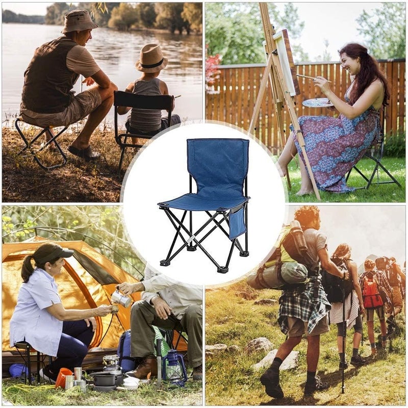 Jukusa Folding Fishing Camping Chair Lawn Garden Chair Outdoor Chairs Perfect for Adult Child Medium Size - Image 5