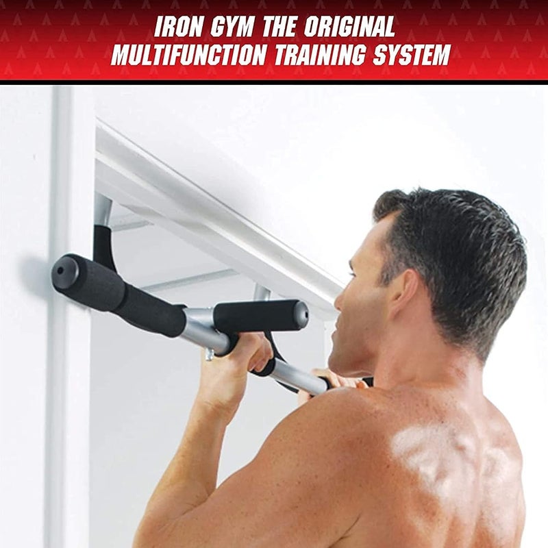 Marshal Fitness Ultimate Iron Gym Total Upper Body Workout Bar Pull up bar Doorway Heavy Duty Chin up bar Trainer for Home Gym Doorway Pull up bar or dip bar-MF-0274 - Image 5