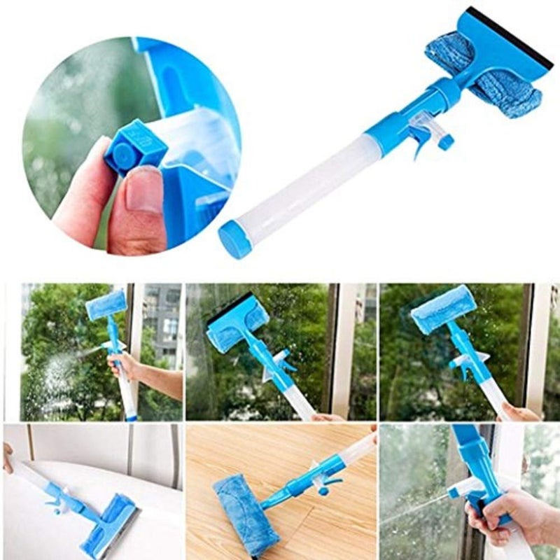 Kytaste 3in1 Easy Glass Cleaning Microfiber Wiper for Window Cars Multicolour - Image 2