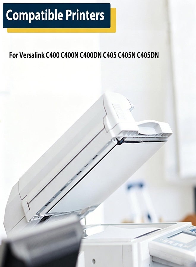 خرطوشة حبر أسود VersaLink C400/C405 رقم 106R03524 (10500 صفحة، إنتاجية عالية جدًا) بديلة لطابعات Xerox Versalink C400 C400N C400DN C405 C405N C405DN - Image 2