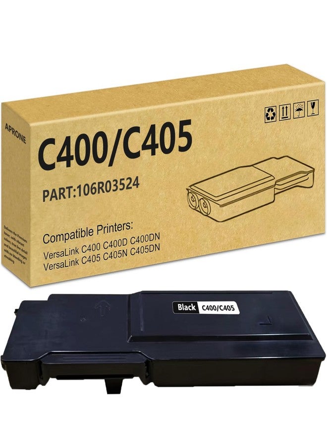 خرطوشة حبر أسود VersaLink C400/C405 رقم 106R03524 (10500 صفحة، إنتاجية عالية جدًا) بديلة لطابعات Xerox Versalink C400 C400N C400DN C405 C405N C405DN - Image 1