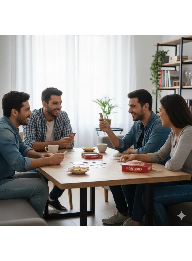 Met7awresh Party Game – The Forbidden Words Family & Friends Board Game, Fun Card Game for Adults & Kids, Arabic Edition - Image 4