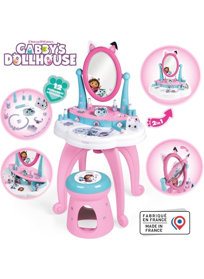 Smoby Smoby Gabby's Dollhouse 2-in-1 Hairdresser Playset (49 x 36 x 87 cm)  - Image 1