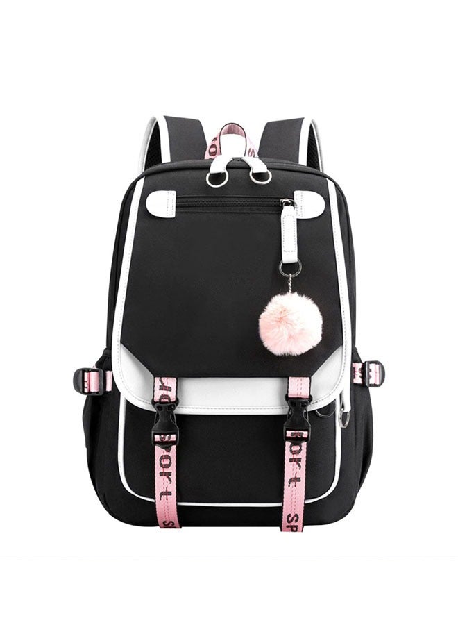 Simple Multi-layer High School Students Shoulder Backpack Schoolbag - Image 1