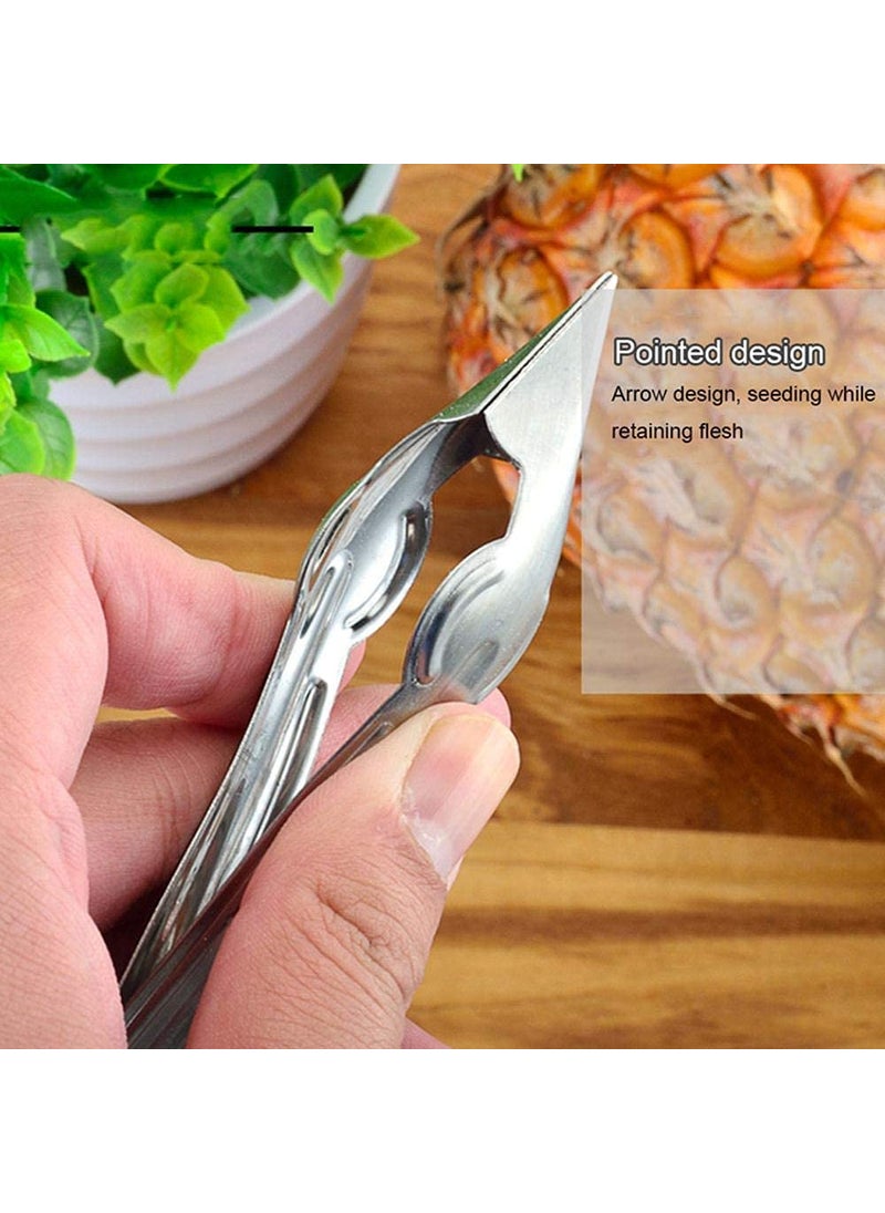 PATTAR PATTAR Stainless Steel Convenient Seed Remover Pineapple Eye Peeler 1 Piece  - Image 5