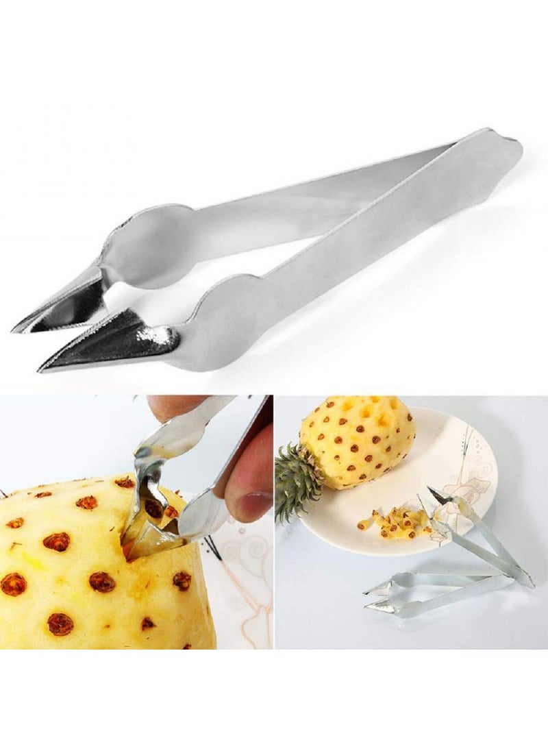 PATTAR PATTAR Stainless Steel Convenient Seed Remover Pineapple Eye Peeler 1 Piece  - Image 1