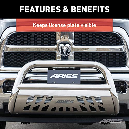 ARIES 35-0000 3-Inch Bull Bar License Plate Bracket - Image 5