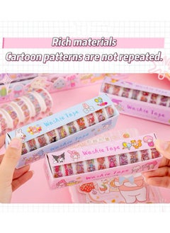 10 Rolls Cute Washi Tape Set,Sanrio Children's stationery Gift Set, Aesthetic Decorative Masking Tape Sets for Scrapbook, Journaling, Kid's DIY Craft, Scrapbooking Supplies - pzsku/ZAABE70608AD14F9EAC24Z/45/_/1734089858/986706e8-62d7-4b8e-be7b-8bede5647404