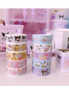 10 Rolls Cute Washi Tape Set,Sanrio Children's stationery Gift Set, Aesthetic Decorative Masking Tape Sets for Scrapbook, Journaling, Kid's DIY Craft, Scrapbooking Supplies - pzsku/ZAABE70608AD14F9EAC24Z/45/_/1734090030/28bbf549-74ef-49e0-af45-fc61563b2353