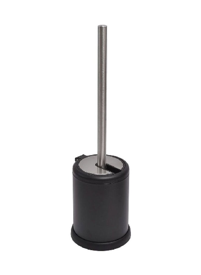 Tendance Metal Toilet Brush with Folding Flip Cover Black and Silver 1 x 1 x 1 cm 6643103