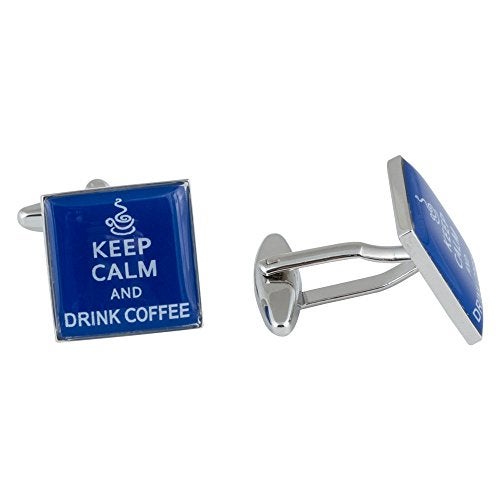 Cuff-Daddy Keep Calm Coffee Cufflinks with Presentation Box - Image 2