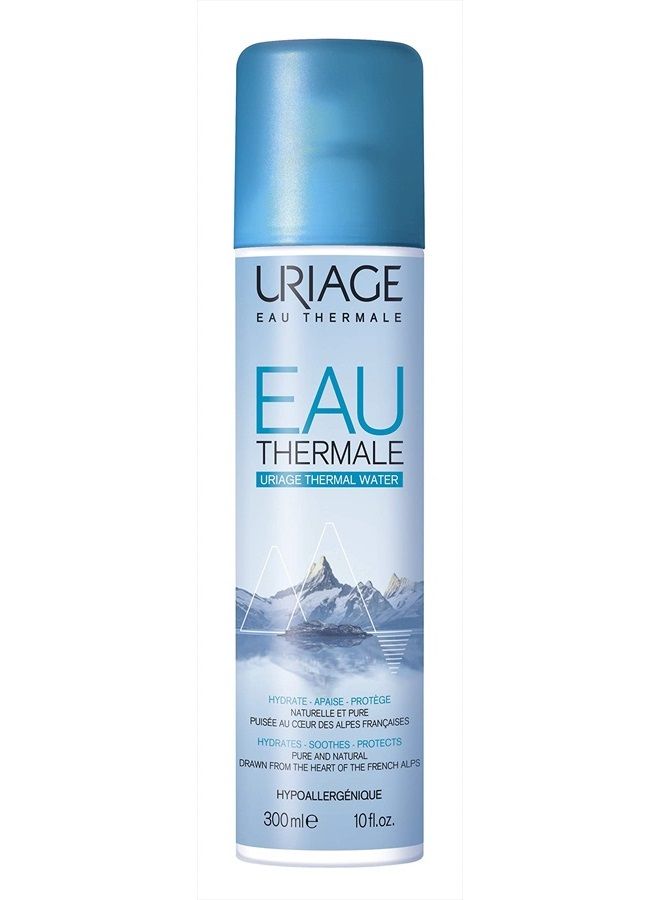 Uriage Thermal Water Spray 10 fl.oz. | Hydrating, Soothing and Protective Spray for Face and Body | A Skin Care Water Mist For Babies, Children and Adults | 100% Natural Formulation  - Image 1