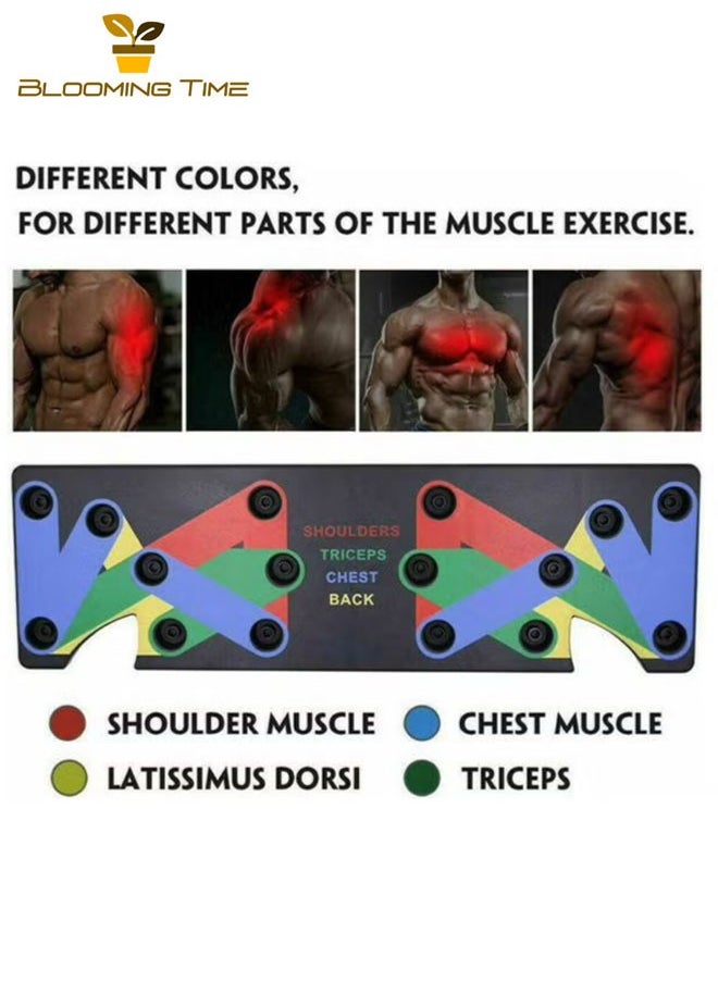 BLOOMING TIME Push-up board fitness system comprehensive training board 60*6*19cm  - Image 5