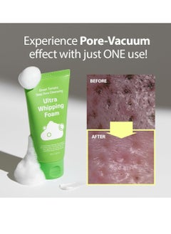 SUNGBOON EDITOR SUNGBOON EDITOR Green Tomato Deep Pore Cleansing Ultra Whipping Foam | Foaming Face Wash, Korean Cleanser for Oily Skin | Blackhead Remover and Pore Minimizer | Hydrating Korean Skin Care | 4.24 oz.  - Image 2