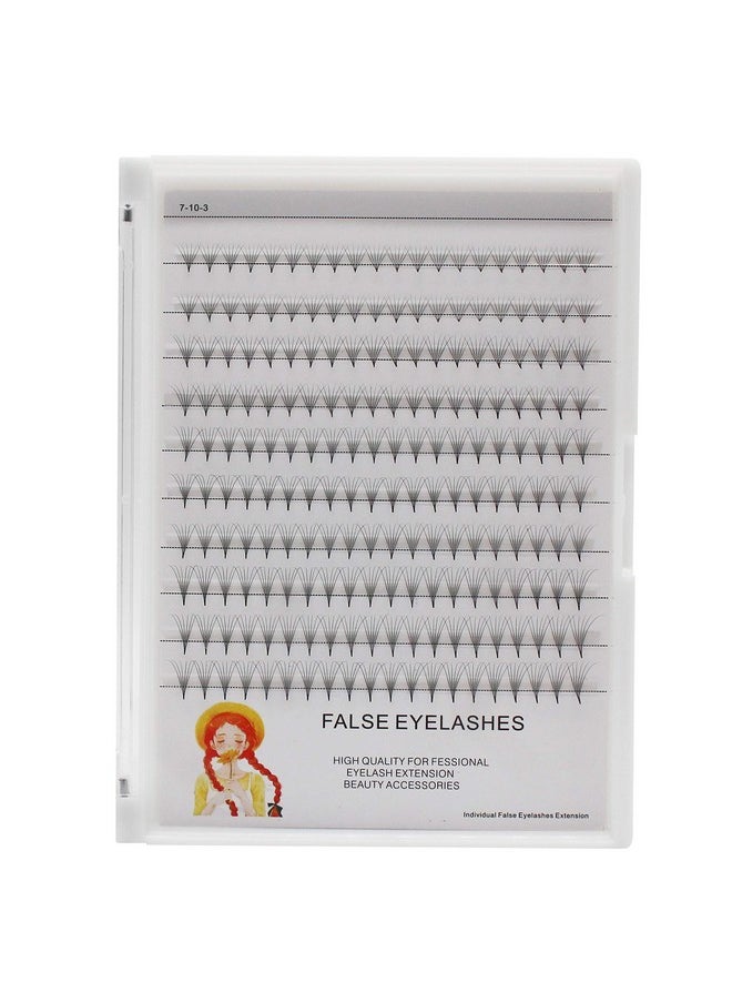 Vayator 6D 8 10 12 14Mm Mixed Length D Curl Premade Russian Volume Fans Eyelashes Long Stem Lash Pre Made Eyelash Extensions Supplies (8 10 12 14Mm Mixed)  - Image 2