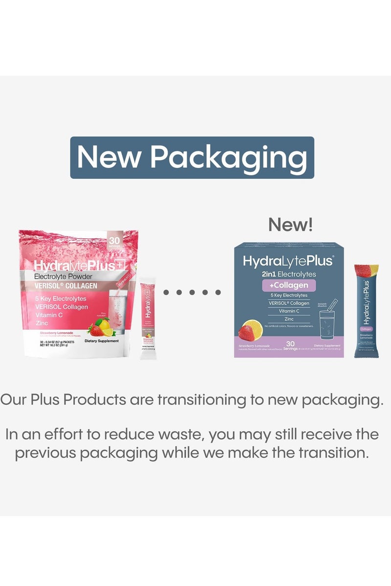 Hydralyte Verisol Collagen Packets with Electrolytes, Hydration for Women and Men 30 count - Image 2