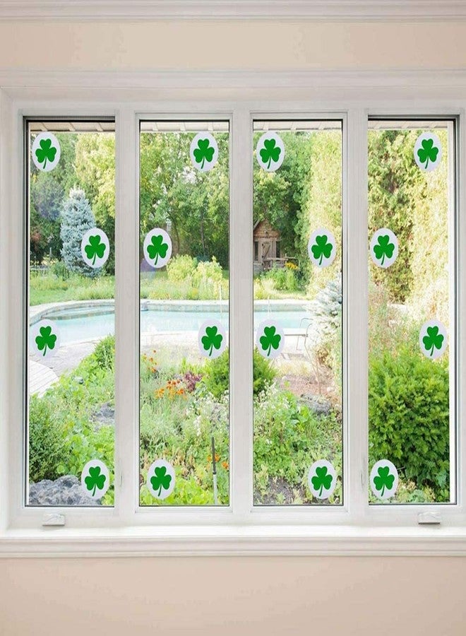 LINXI 1Roll 500pcs St Patricks Day Shamrock Stickers, Lucky Irish Green Clover Stickers for St Patrick's Day Party Decorations,Cards, Gift Bags, Parties Supplies Decorations (1inches) - Image 4