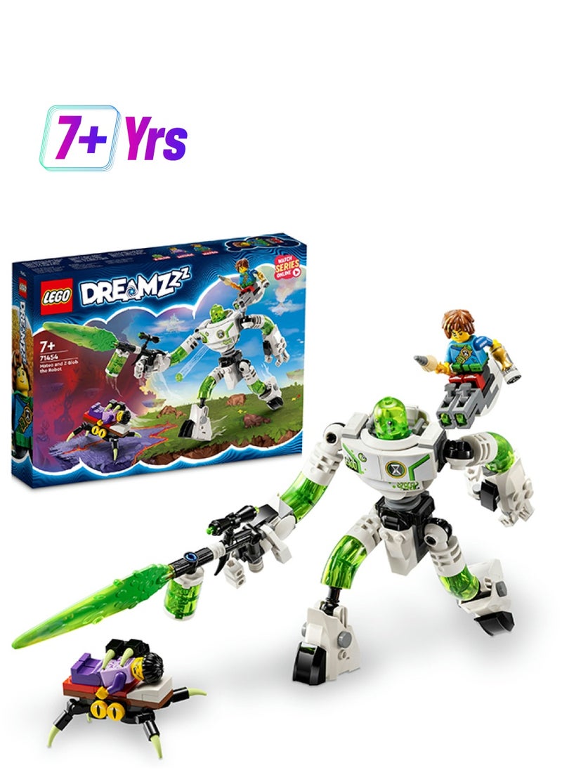 LEGO - Dreamzzz Mateo And Z-Blob The Robot 71454 Building Toy Set; Kids With Big Imaginations Build A Giant Version Of A Character From The Lego Tv Show Dreamzzz; Gift For Ages 7 And Over (237 Pieces) - Image 1