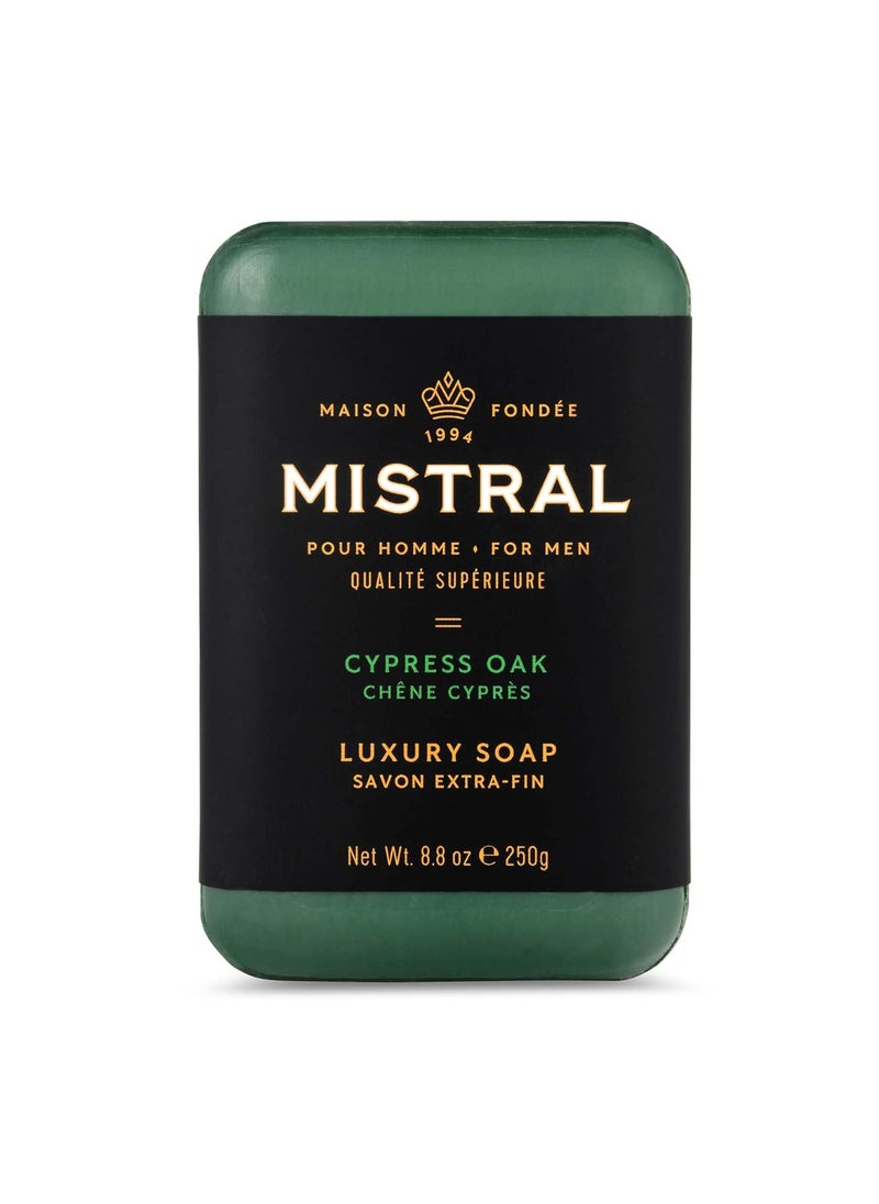 mistral - Mistral Bar Soap Organic Cypress Oak Large Bar - Image 1