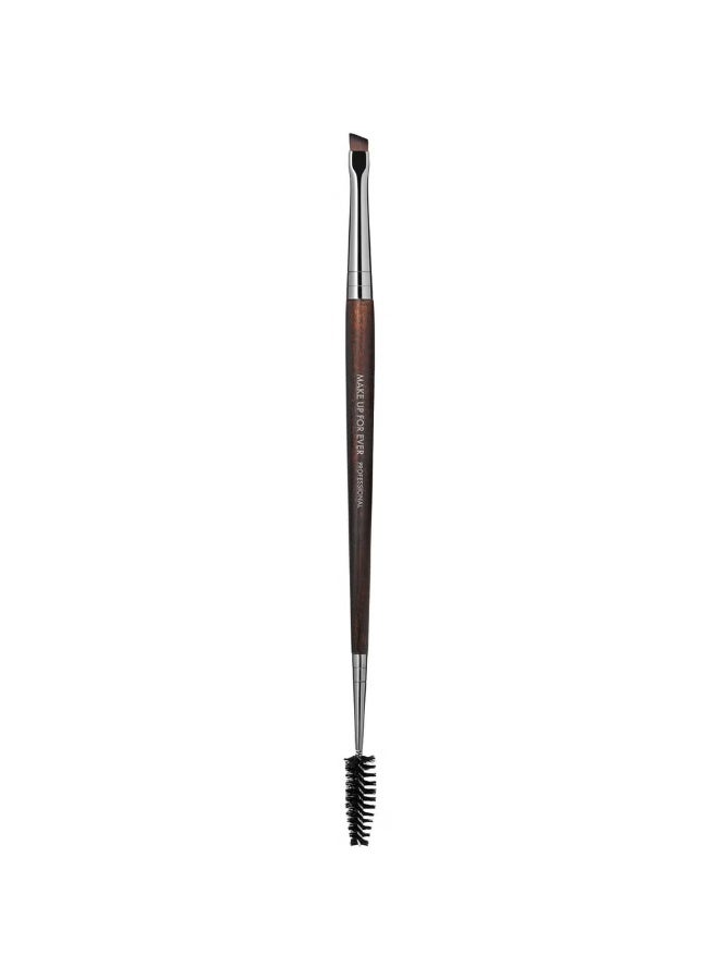 MAKE UP FOR EVER Double-Ended Angled Eyebrow And Eyelash Brush - 274 - Image 1