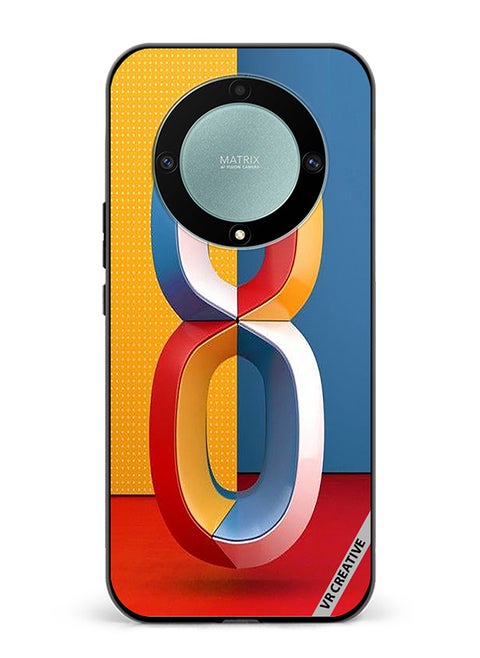 Protective Case Cover For Honor X9b Number 8 Design Multicolour