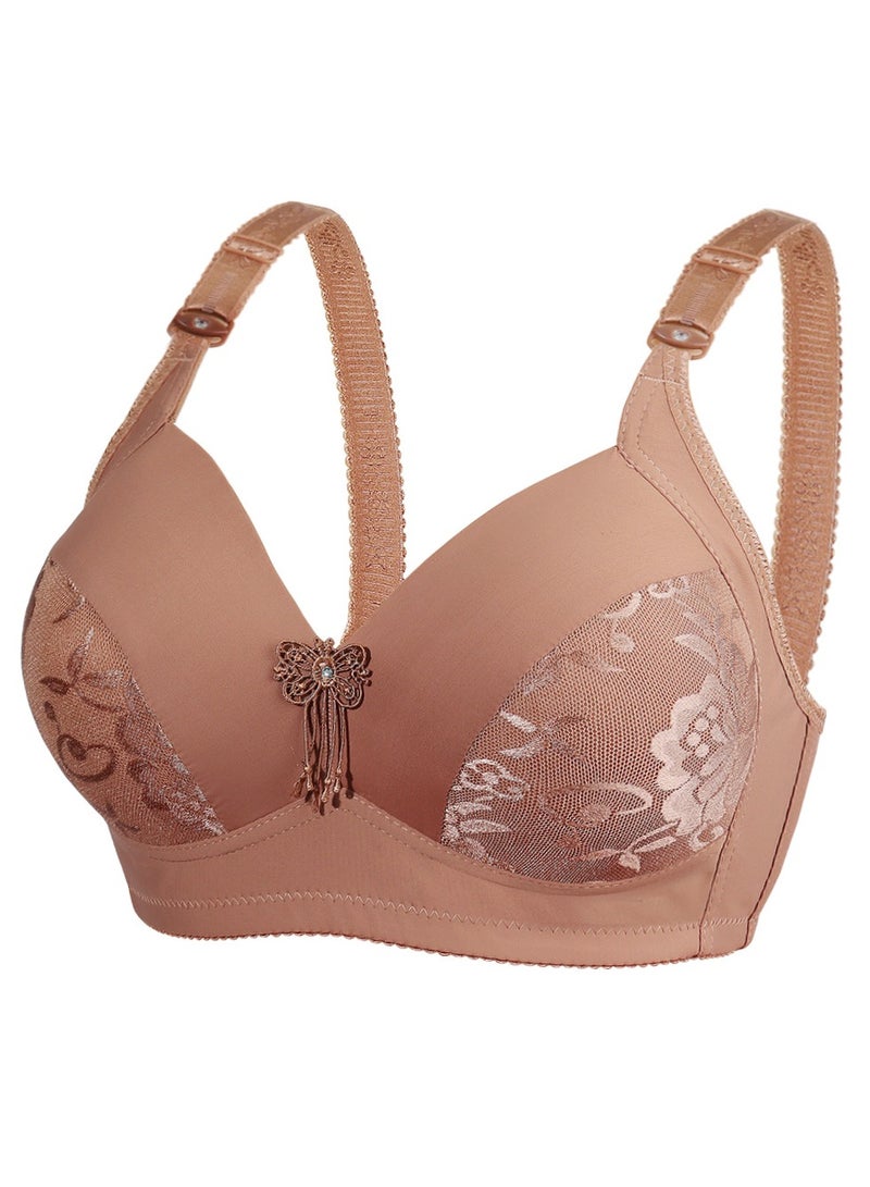 3-piece Set Of Large-Size D-cup Bras Without Underwire For Middle-aged And Elderly People - Image 2