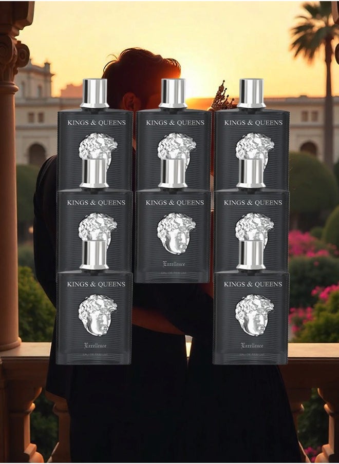 AMARAN 8 Pieces Kings And Queens Excellence Perfume For Unisex 100ml EDP  - Image 1