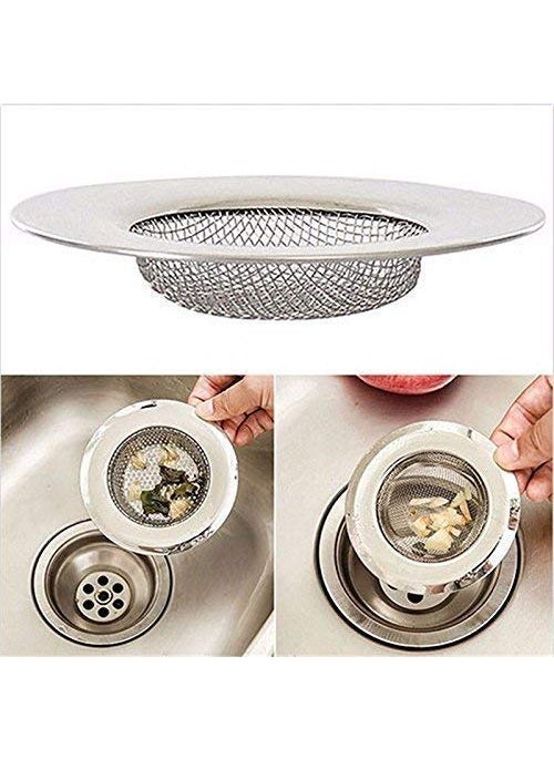 svk dream SVK Dream Stainless Steel Kitchen Sink Strainer Plug Filter Stopper Mesh Long Hair Food Blockages Cleaning Tool  - Image 3
