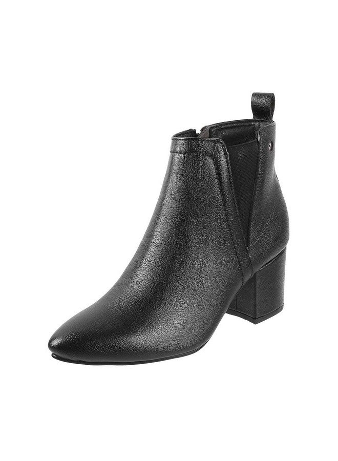 مترو بوت تشيلسي للنساء من Metro مصنوع من الجلد الصناعي باللون الأسود مقاس المملكة المتحدة/5 الاتحاد الأوروبي/38 (31-382) - Image 1