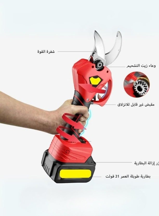 Denx Pruning Shears Electronic Pruner | 500W Rechargeable Battery Powered Tree and Plant Trimming and Cutting | DX2572 - Image 1