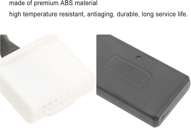 ويوبلز مستقبل بلوتوث للسيارة، وحدة بلوتوث لاسلكية للسيارة، محول AUX IN ذو 20 سنًا بديل لسيارات 4Runner وAvalon وCamry - Image 3