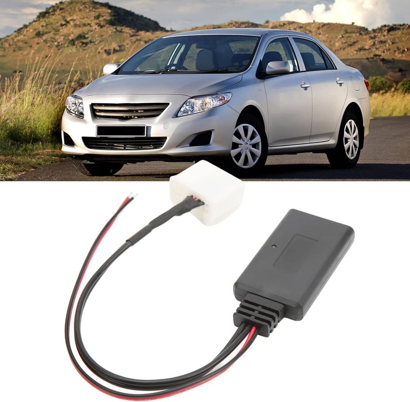 ويوبلز مستقبل بلوتوث للسيارة، وحدة بلوتوث لاسلكية للسيارة، محول AUX IN ذو 20 سنًا بديل لسيارات 4Runner وAvalon وCamry - Image 4