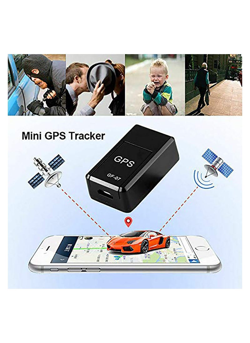 Generic - GPS Tracking Device Mini Magnetic GPS Tracker Real-time Car Truck Vehicle Locator GSM GPRS card Mini Real-time Portable Tracking Device Satellite Positioning Against Theft - Image 1